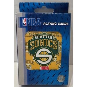 NBA Seattle Supersonics Playing Cards 2007 New Sealed